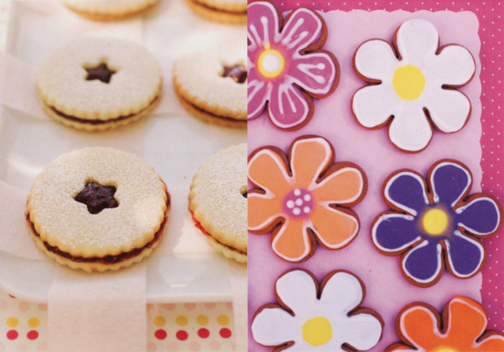 Williams Sonoma Kids Birthday Party Book Jam Cookies and Williams Sonoma Kids Birthday Party Book Colorful Flower Cookies 