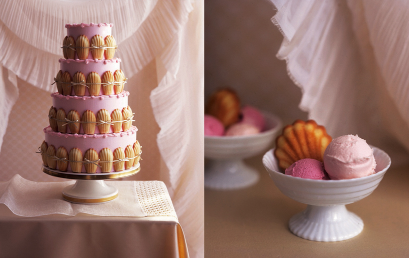 Martha Stewart Weddings Madeline Cookie Wedding Cake and Martha Stewart Weddings Ice Cream and Cookies